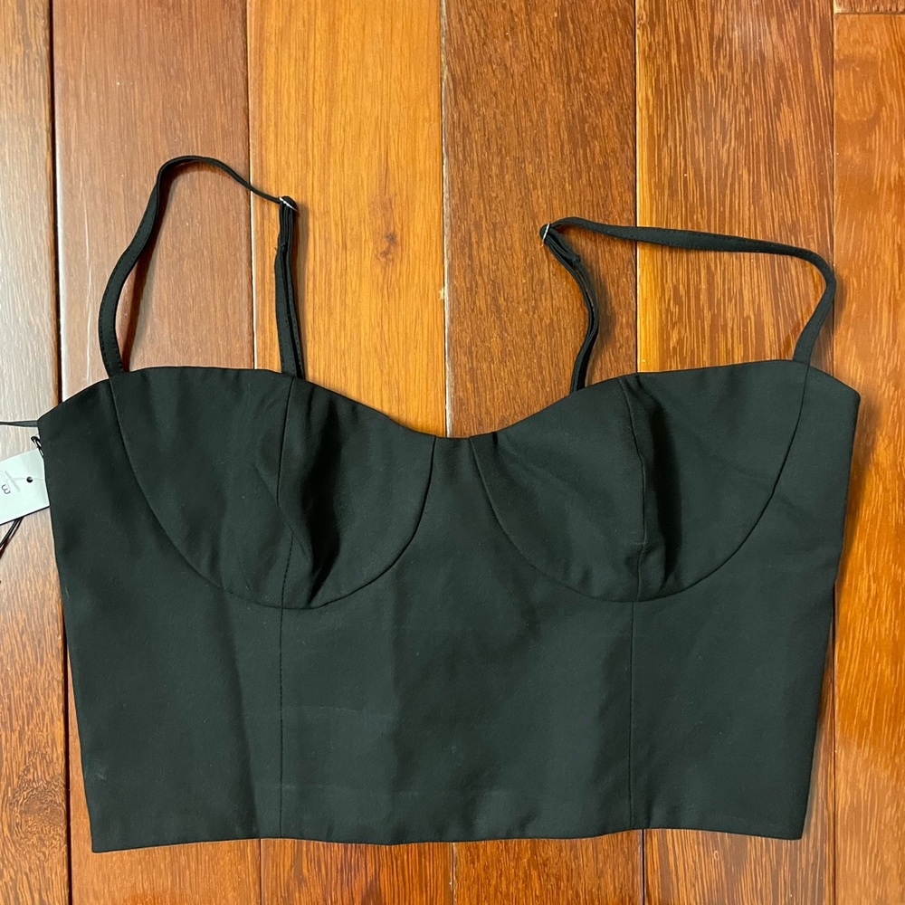 Black Crop Top